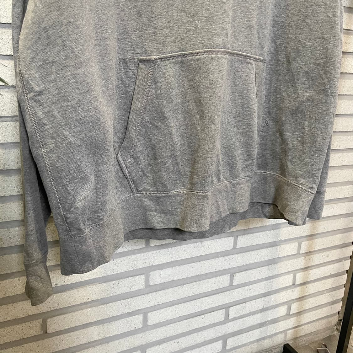 나이키 후드티 네온 그래픽 로고 디테일 디테일 그레이 상품이미지5