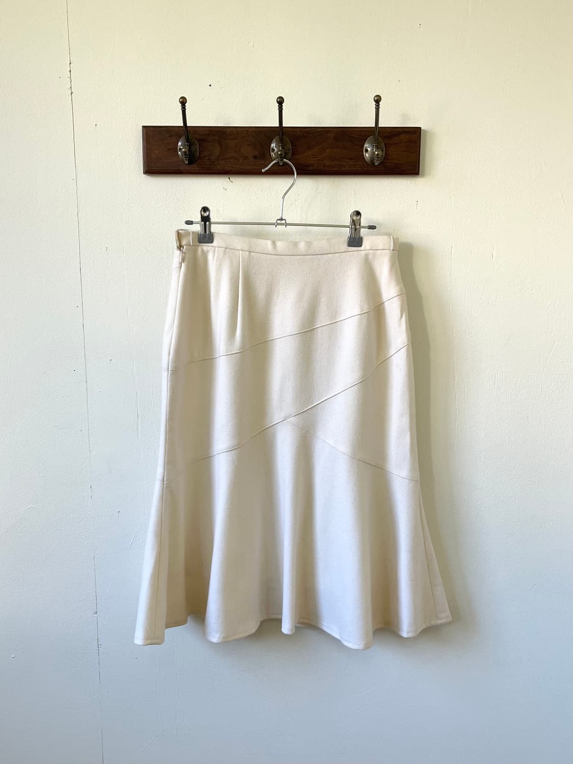 japan vtg 캐시미어 스커트 상품이미지1