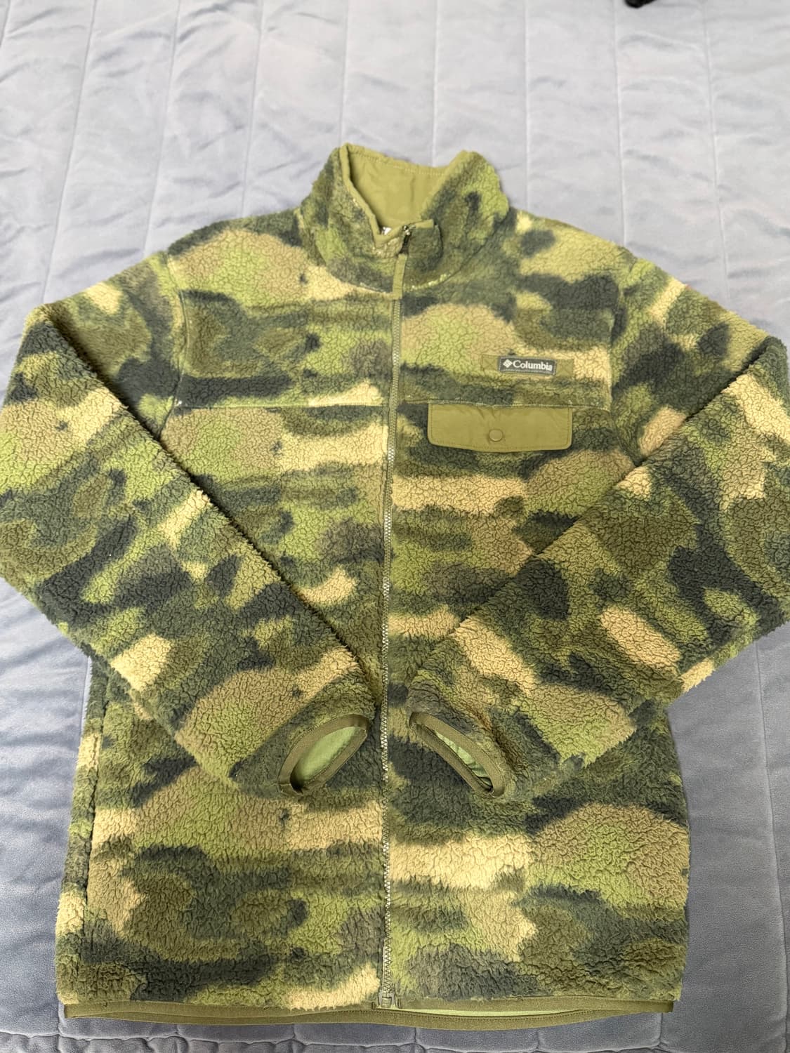 (S)컬럼비아 카모 플리스 집업 (새상품급) 상품이미지1