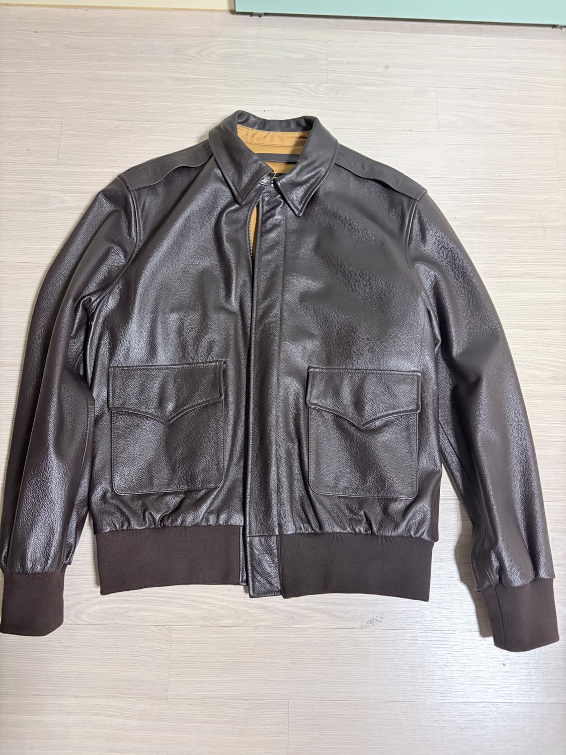 알리 a2 소가죽 자켓 상품이미지1