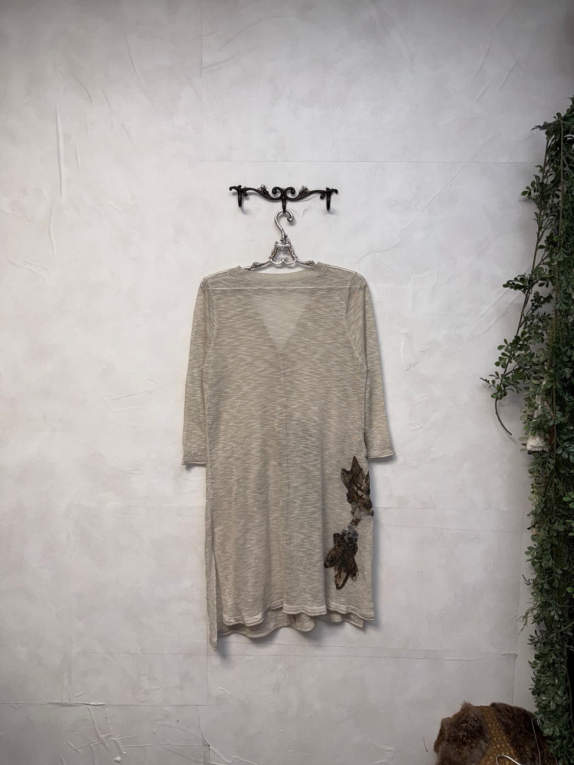 Oatmeal oriental patch long cardigan  상품이미지7