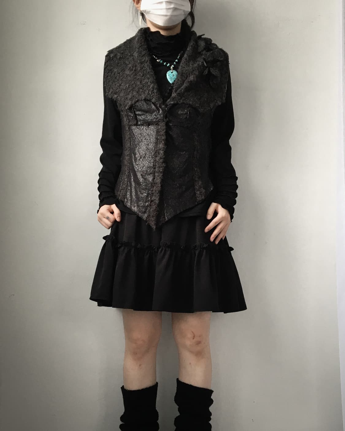 Corsage point drape point vest 상품이미지1