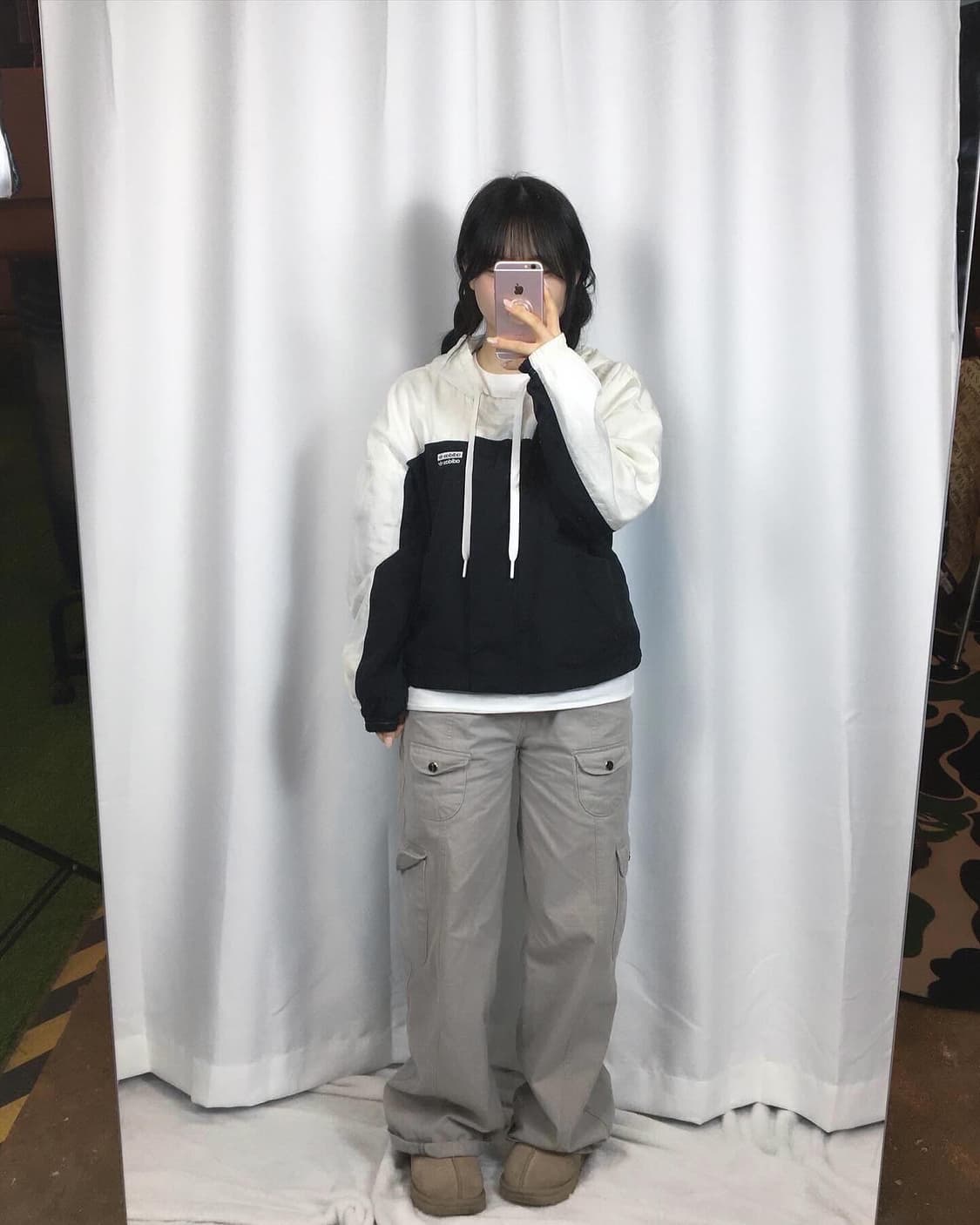 아디다스 크롭 바람막이 adidas 상품이미지2