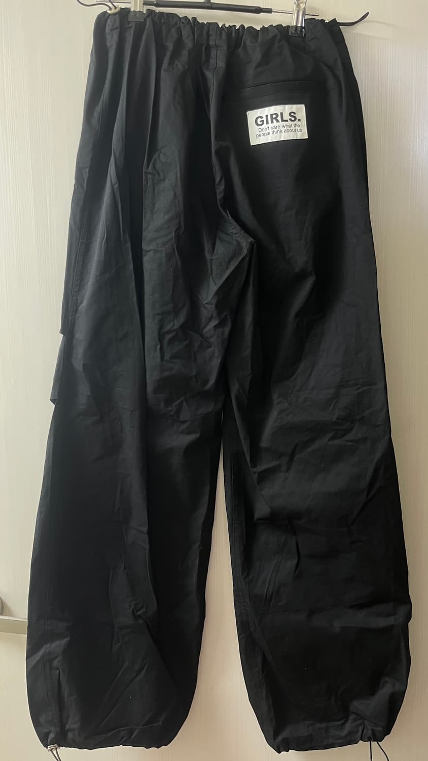 GIRLS WIDE PANTS - BLACK 상품이미지7