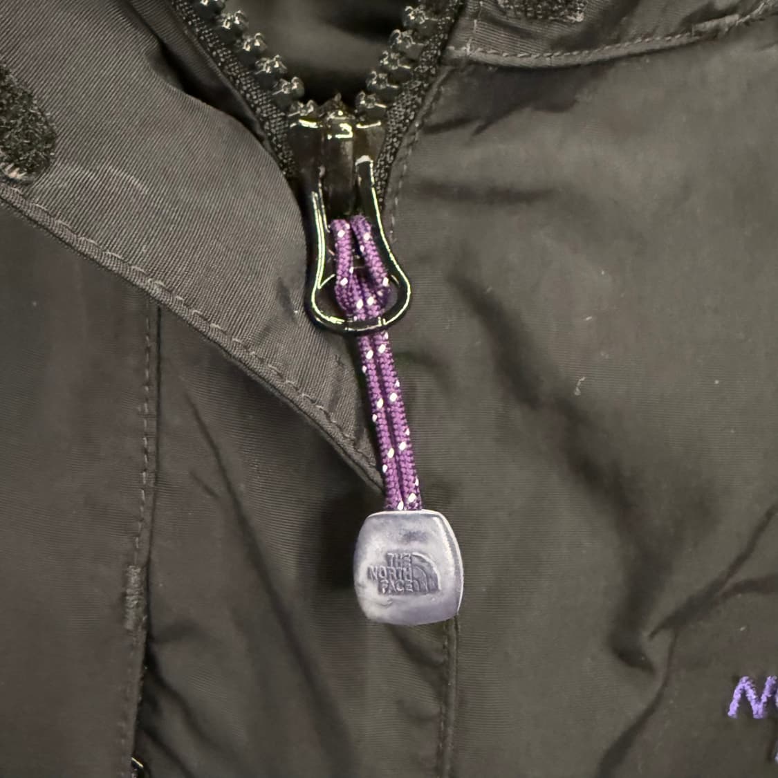 [정품/L] 노스페이스 블랙 바람막이 후드 자켓 b17 상품이미지7