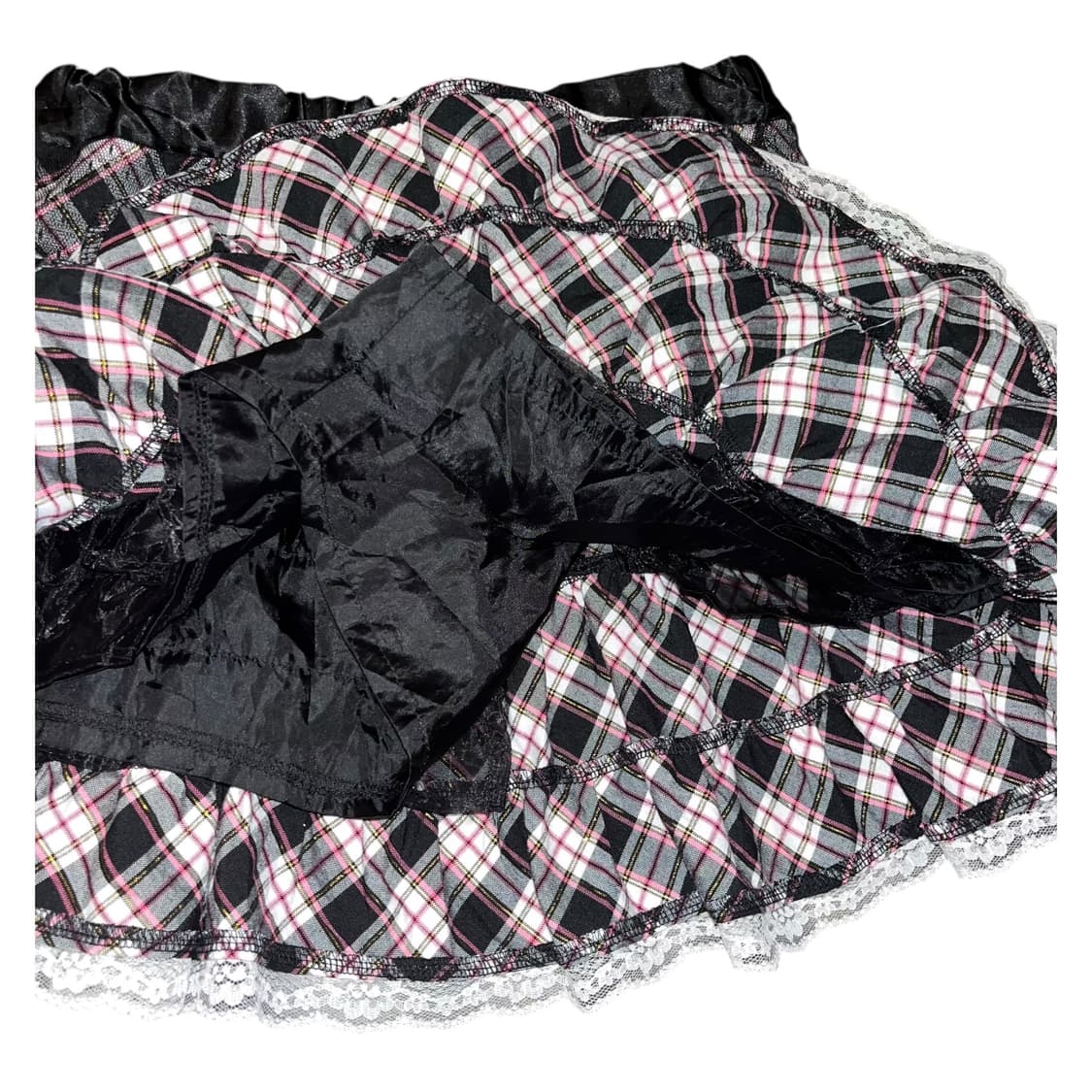 LIZ LISA doll 리즈리사돌 레이트 타탄체크 밴딩 스커트 키치갸루 상품이미지3