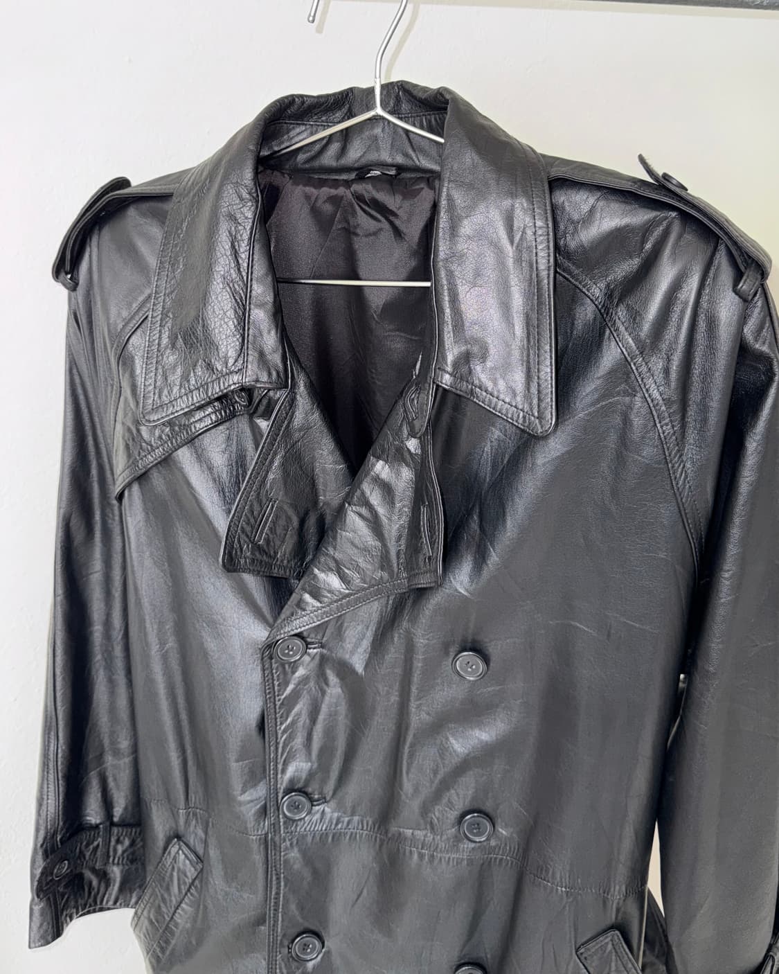 빈티지 소가죽 트렌치 상품이미지7