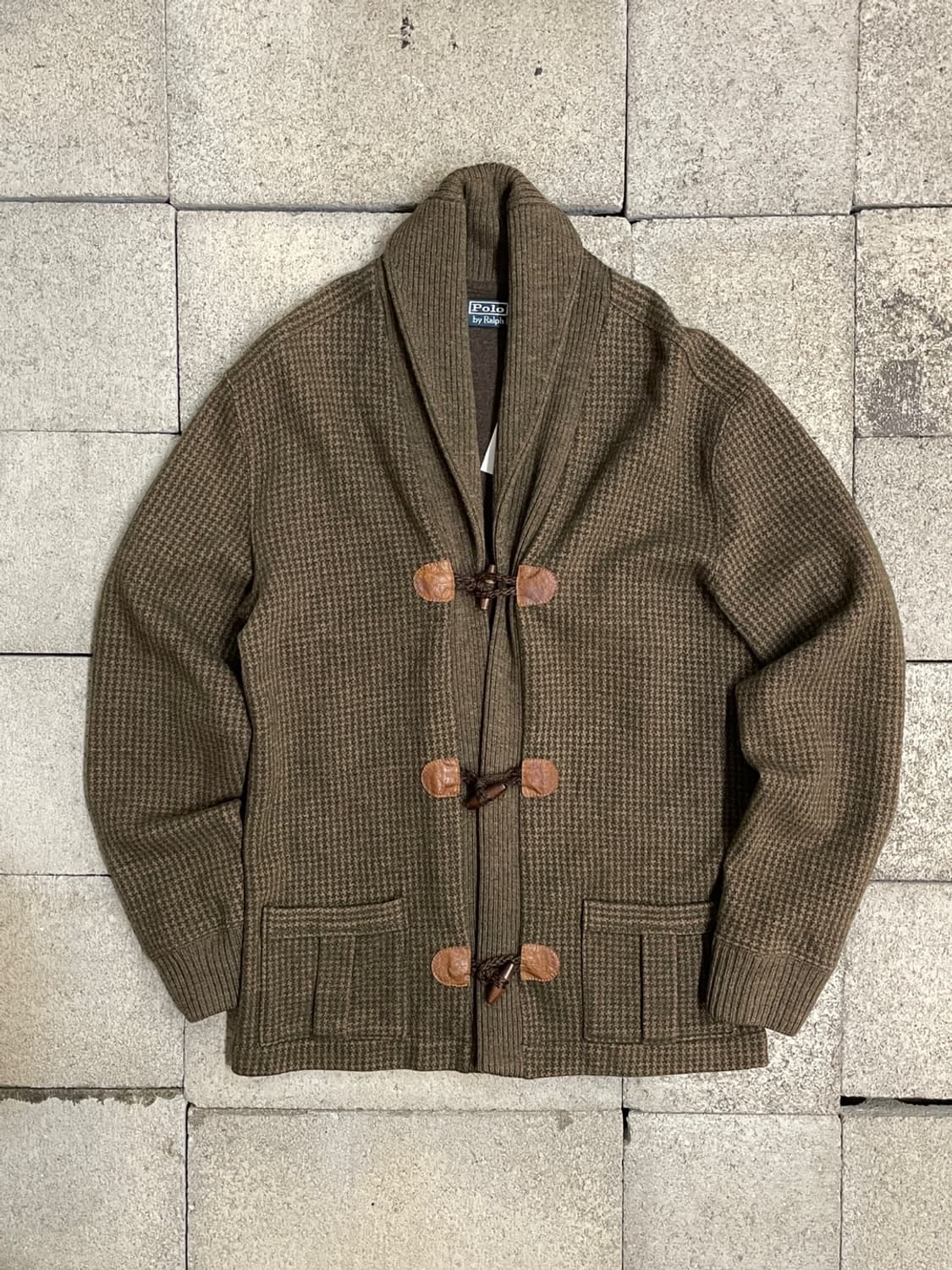 폴로 랄프로렌 하운드투스 숄카라 더플 가디건 상품이미지1