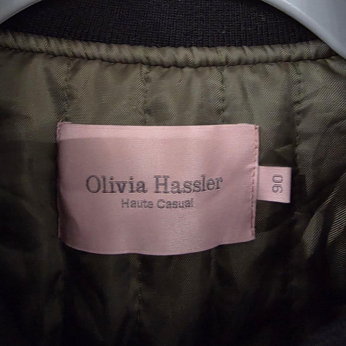 올리비아하슬러 카키 롱 야상 점퍼 90 상품이미지5