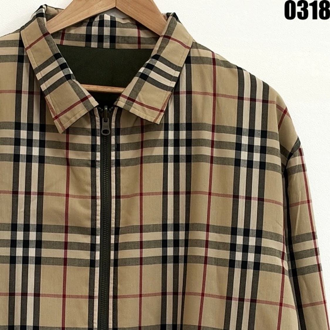 버버리 리버시블 집업 자켓 XL  상품이미지6