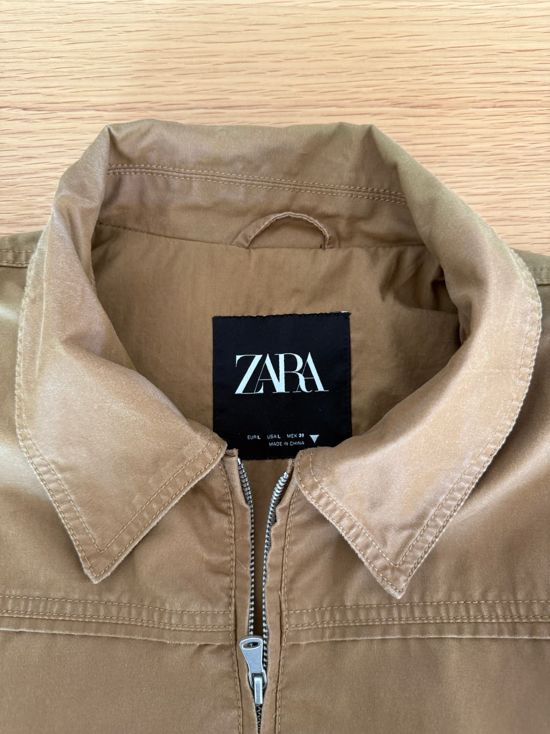 자라(ZARA) 코팅 코튼 자켓 상품이미지6