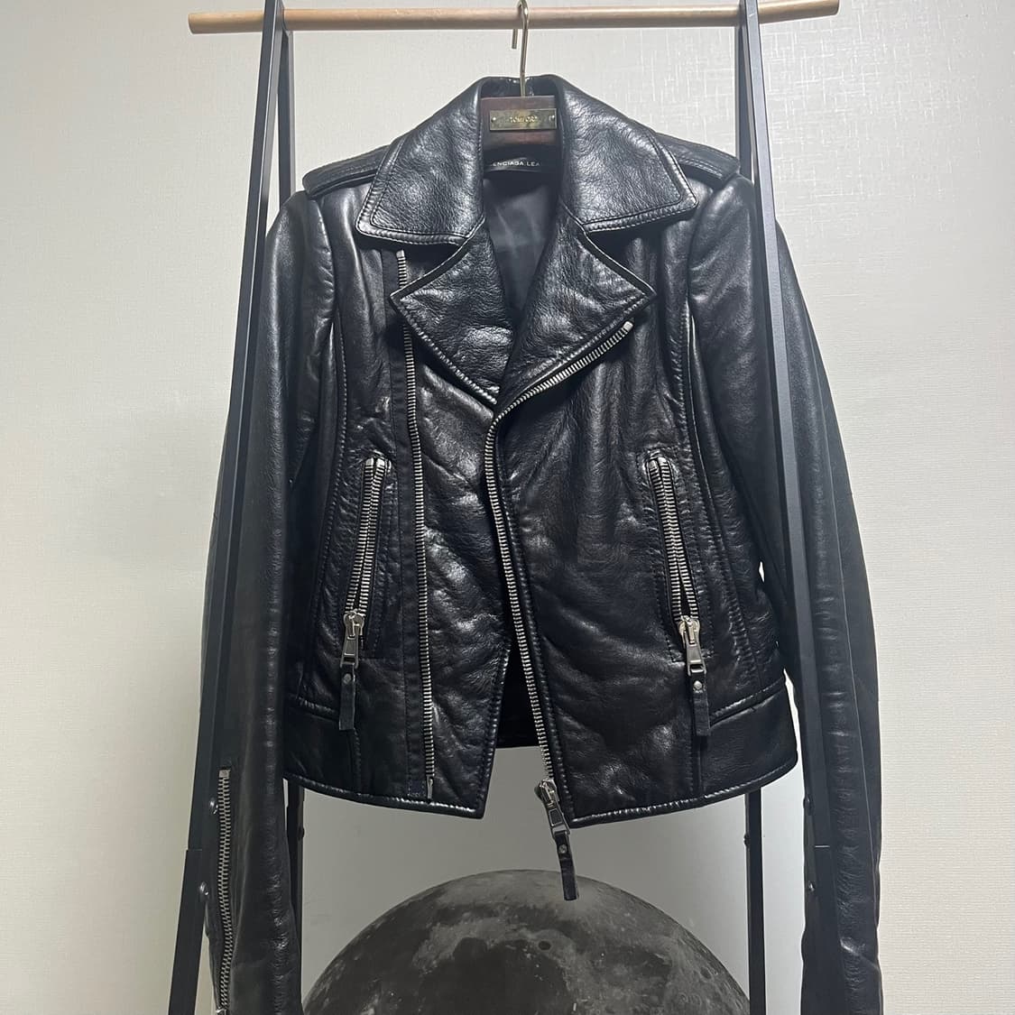 정품 36) 발렌시아가 양가죽 라이더 자켓 상품이미지1