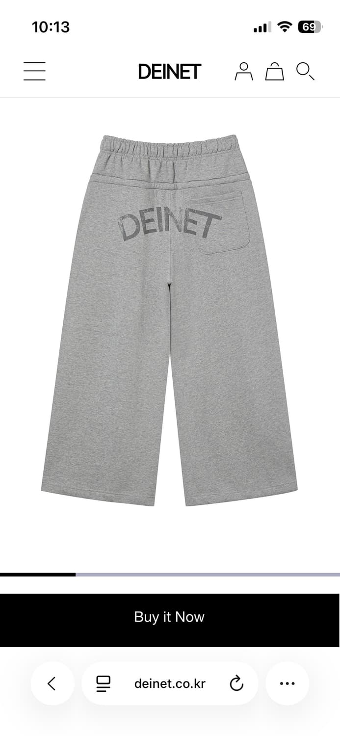 다이닛  BACK LOGO SWEAT PANTS 스웻 팬츠 상품이미지1