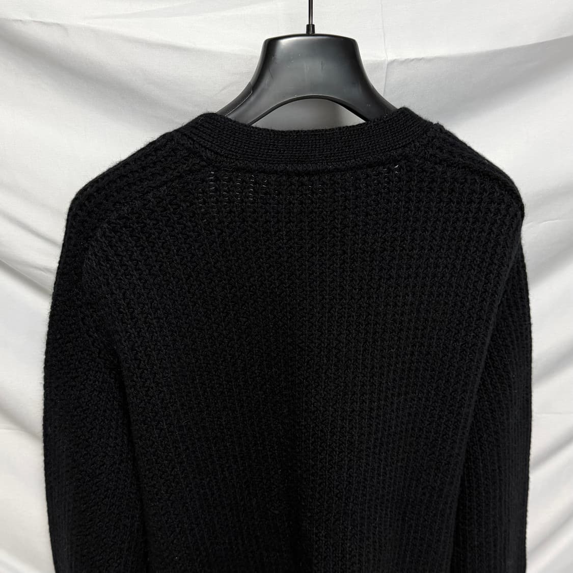 [S+급/XL] 디올 울 알파카 가디건 블랙 상품이미지6