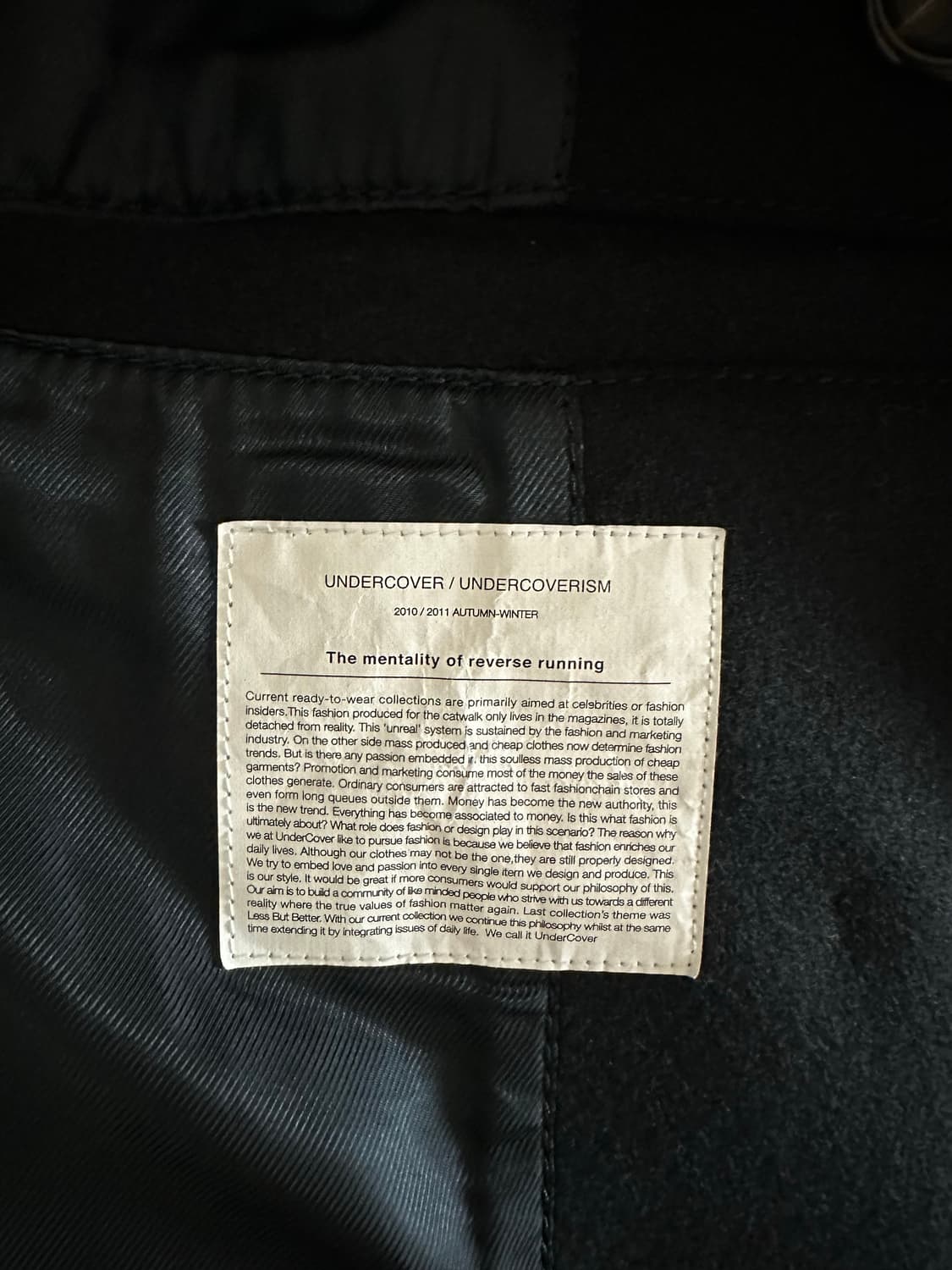 언더커버 10aw AVKRT 피코트 상품이미지3