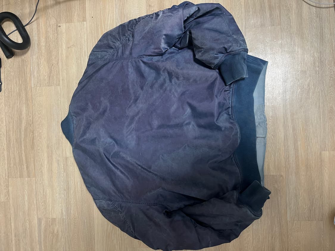 (M) 스투시 다이드 나일론 봄버 네이비 상품이미지4