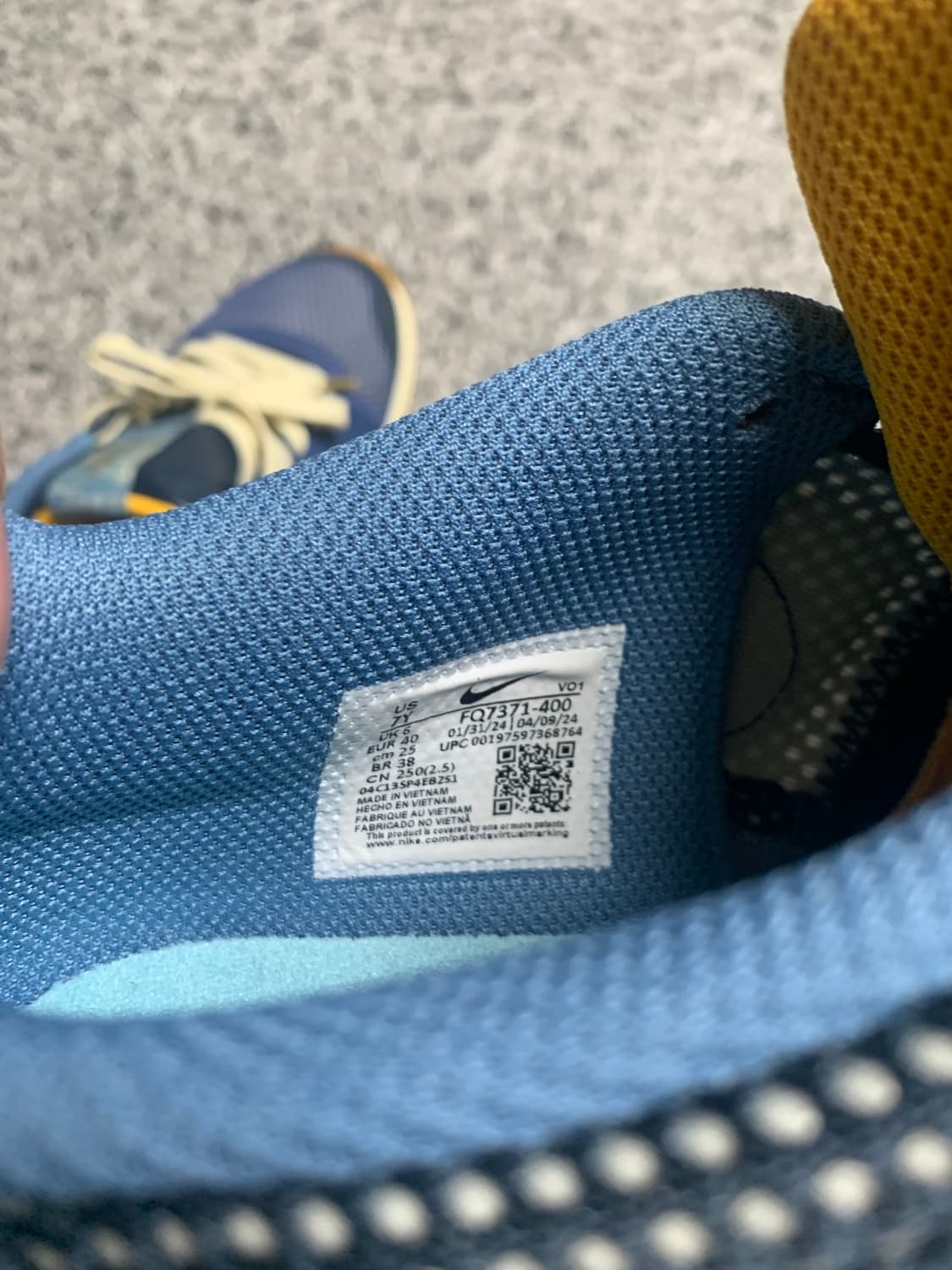 250)나이키 자1 자모란트 미스틱 네이비 상품이미지5