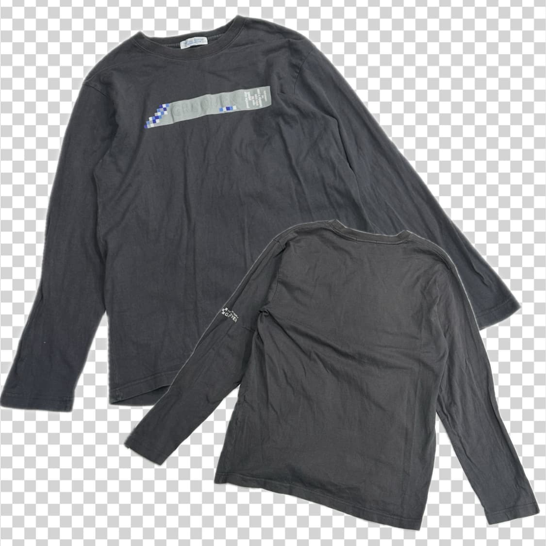 올드스쿨 프린팅 롱슬리브 긴팔 티셔츠 펑크 스트릿 애쉬 시티보이 상품이미지1