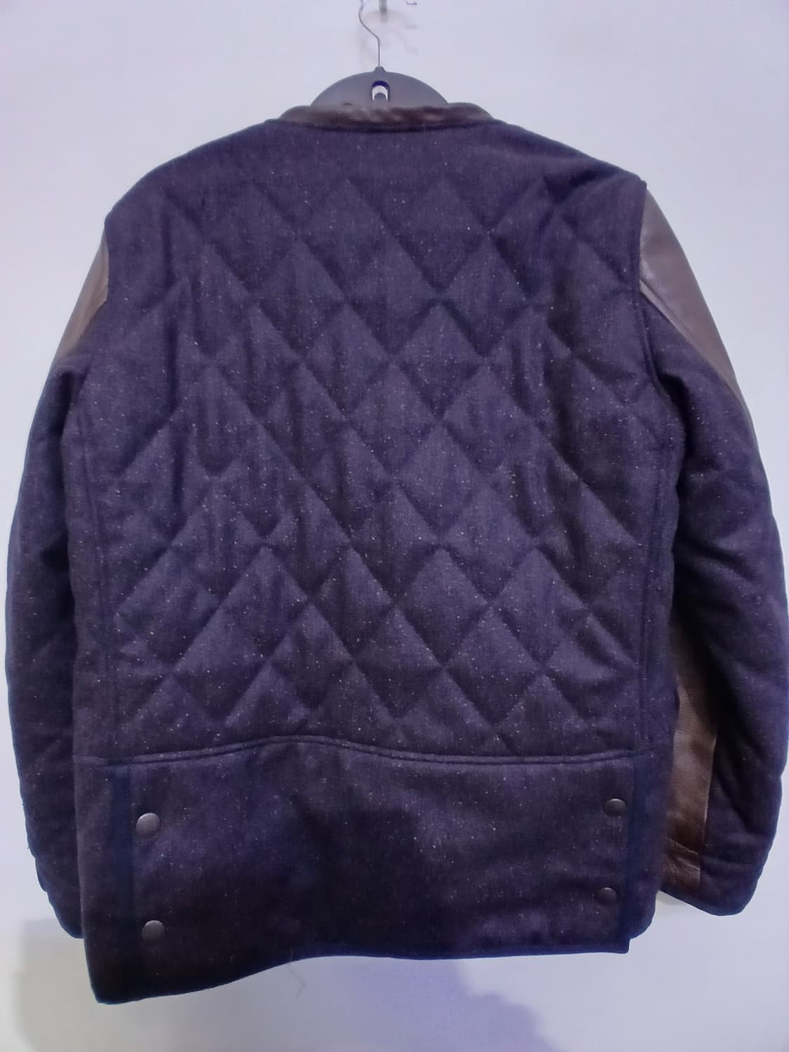 Customellow 퀼팅  염소가죽 울 자켓 38 상품이미지6