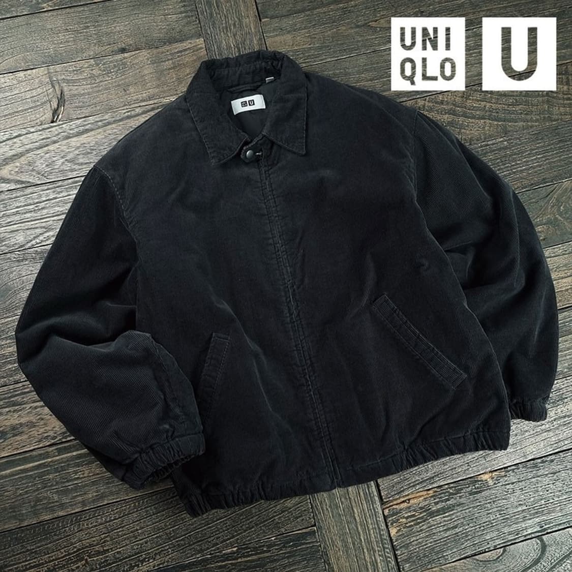 [유니클로 U 르메르] 코듀로이 골덴 오버핏 스윙탑 블루종 M19579 상품이미지1