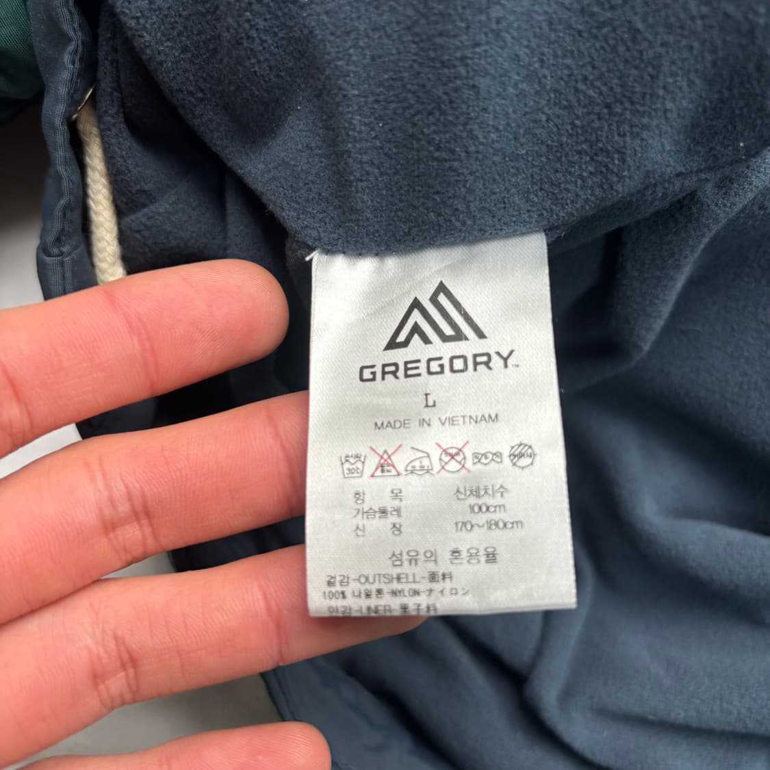 그레고리 배색 아노락 자켓 L 상품이미지8