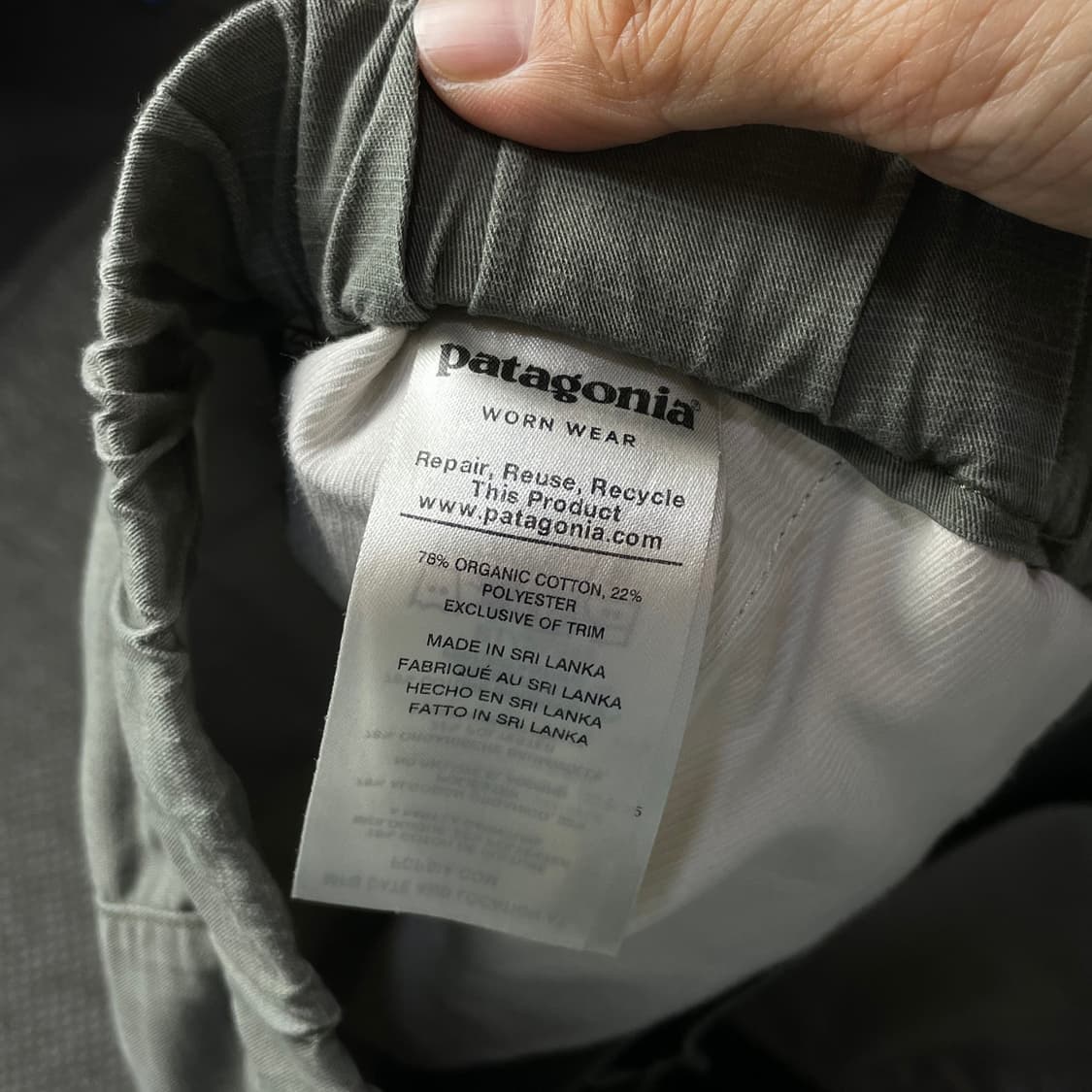 (32) 파타고니아 카키그레이 벨트 포인트 하프 팬츠 M 상품이미지6