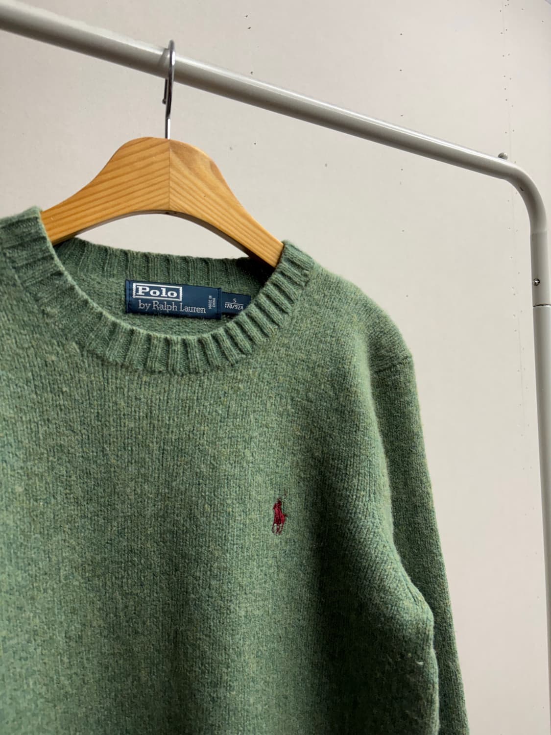 폴로 울 민트그린 니트 상품이미지1