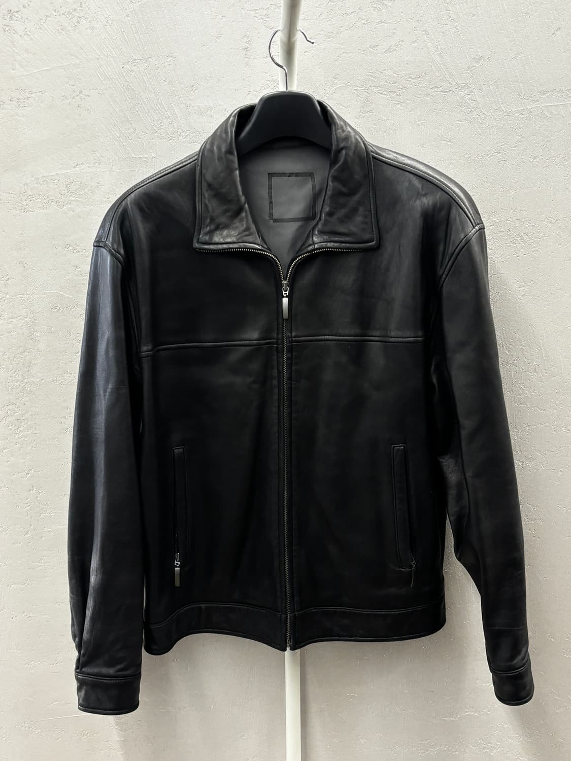 LAMB NAPPA SELECTION 블랙 레더 자켓 50 상품이미지2