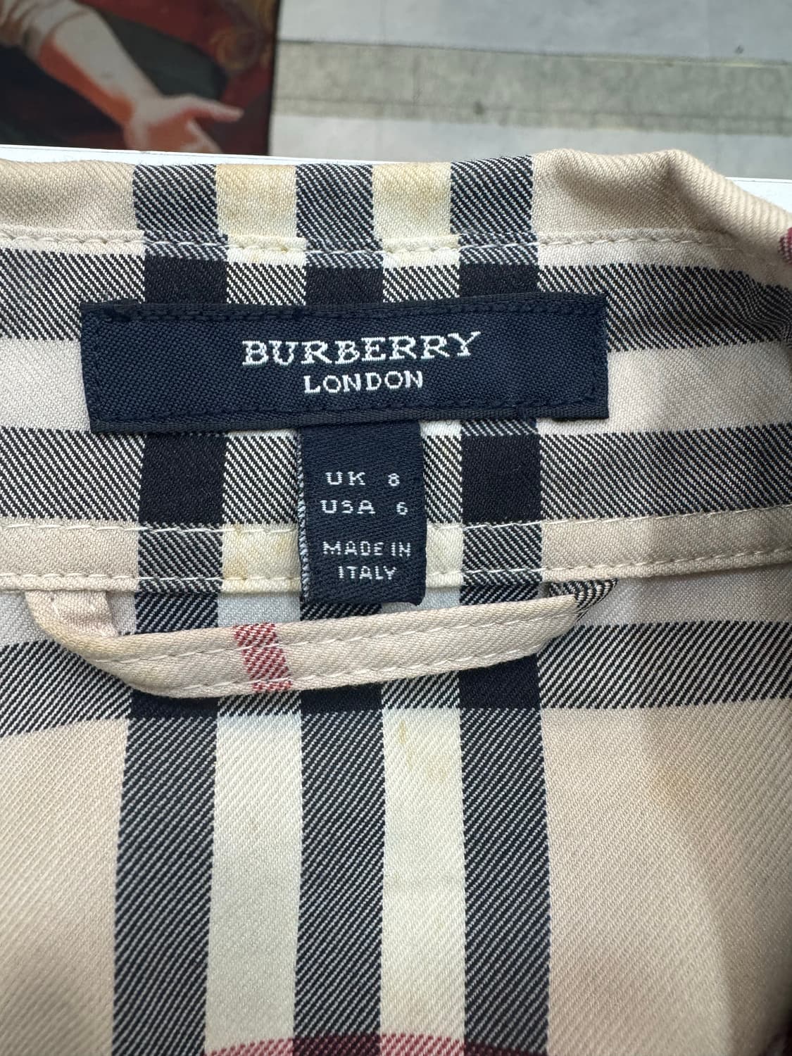 vtg 체크 셔츠 원피스 상품이미지5