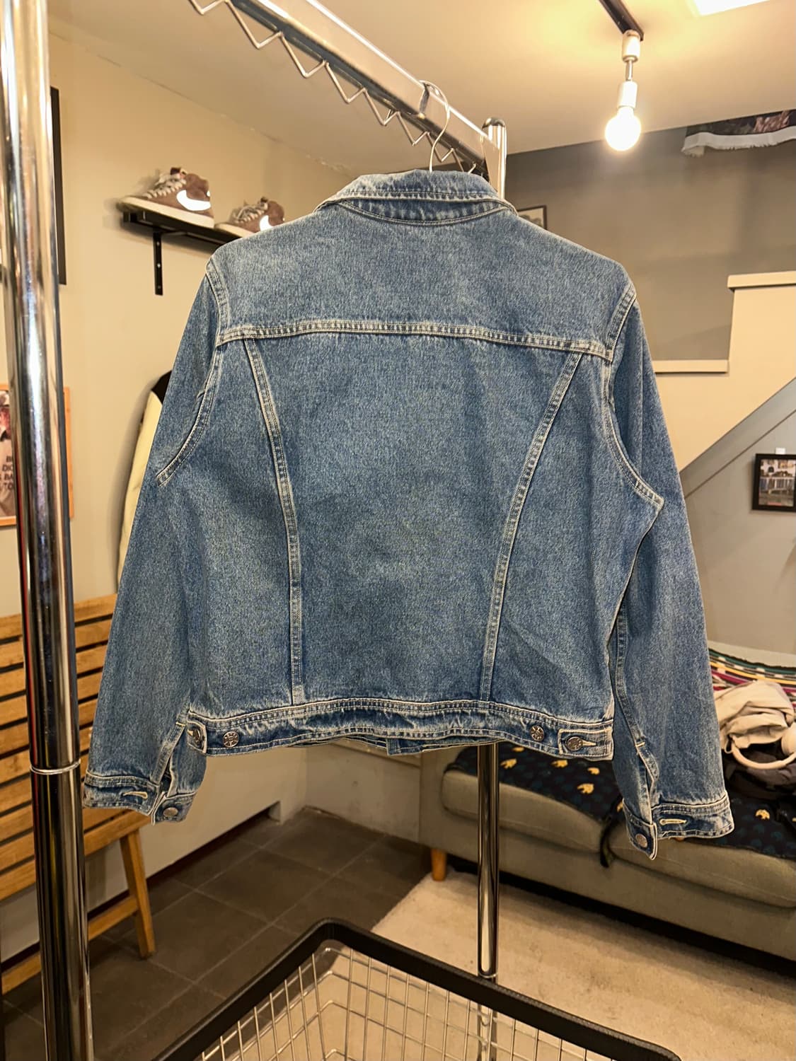 Agnes B jeans sport denim trucker jacket 상품이미지9