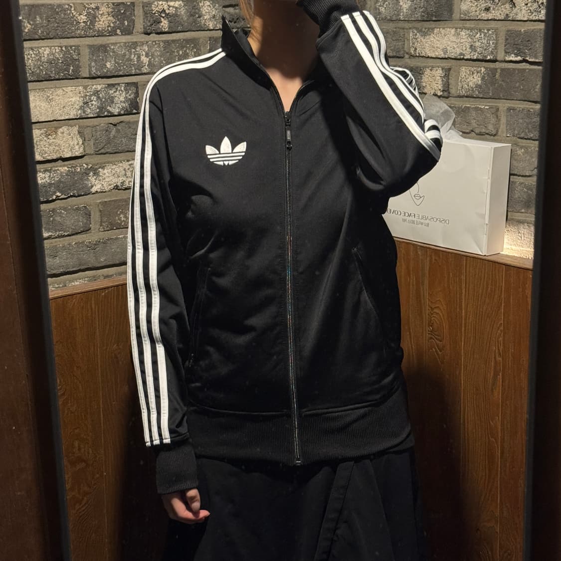 85) 아디다스 파이어버드 삼선 져지 트랙탑 집업 블랙 W26 상품이미지8
