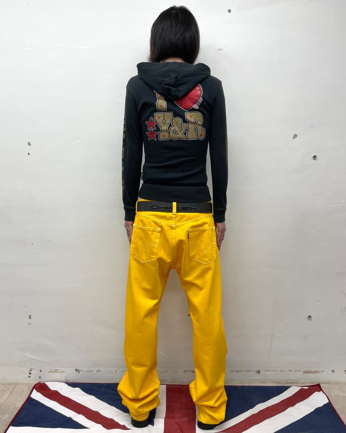 I love I Y&B Retro Hooded Zip-Up  상품이미지6