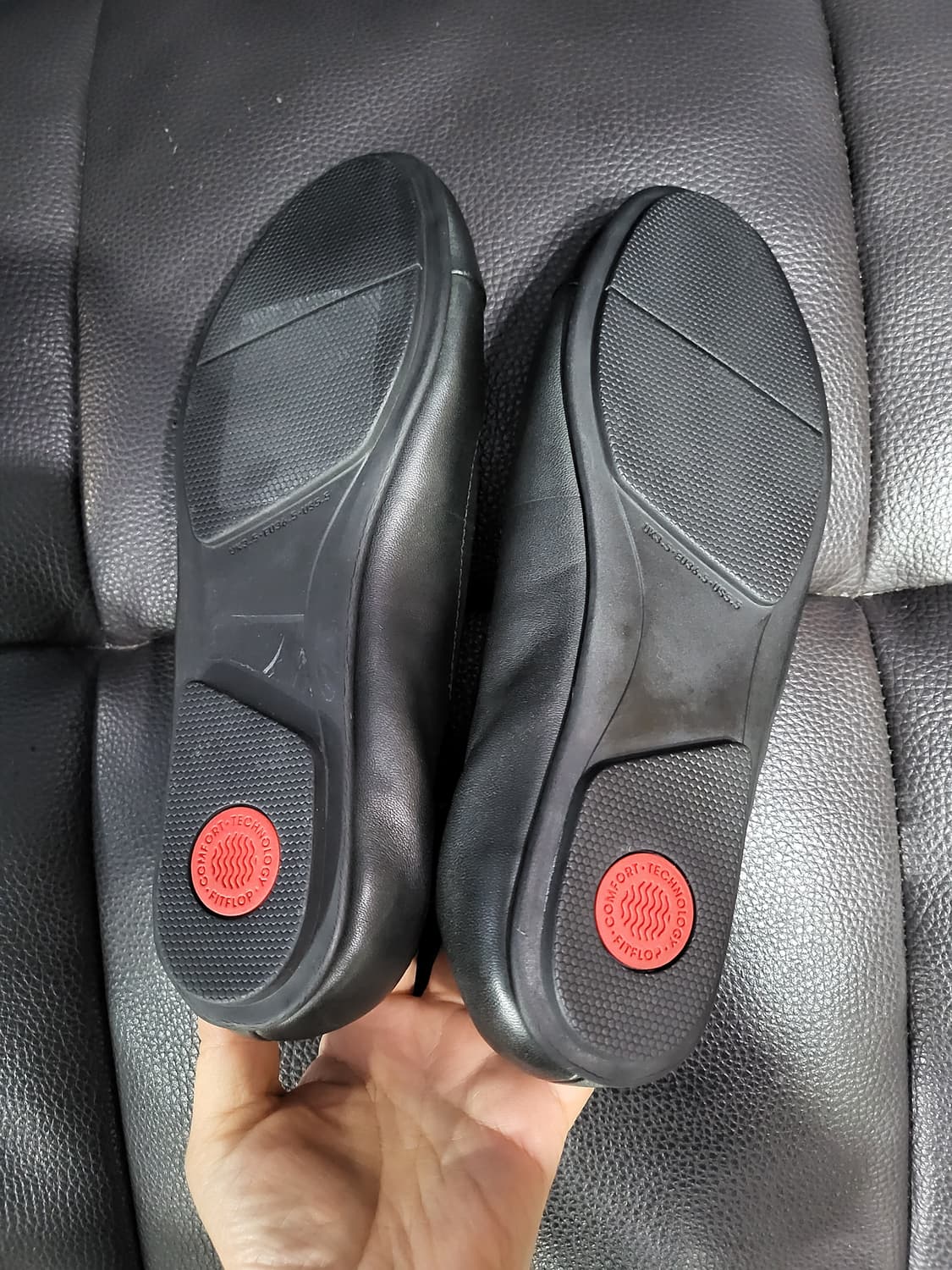 핏플랍 알레그로 레더 토 캡 발레플랫 상품이미지10