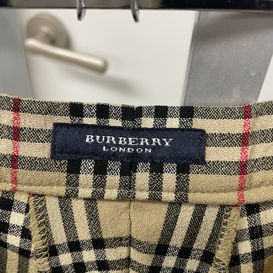 버버리 노바 체크 팬츠 베이지 12(W) 상품이미지6