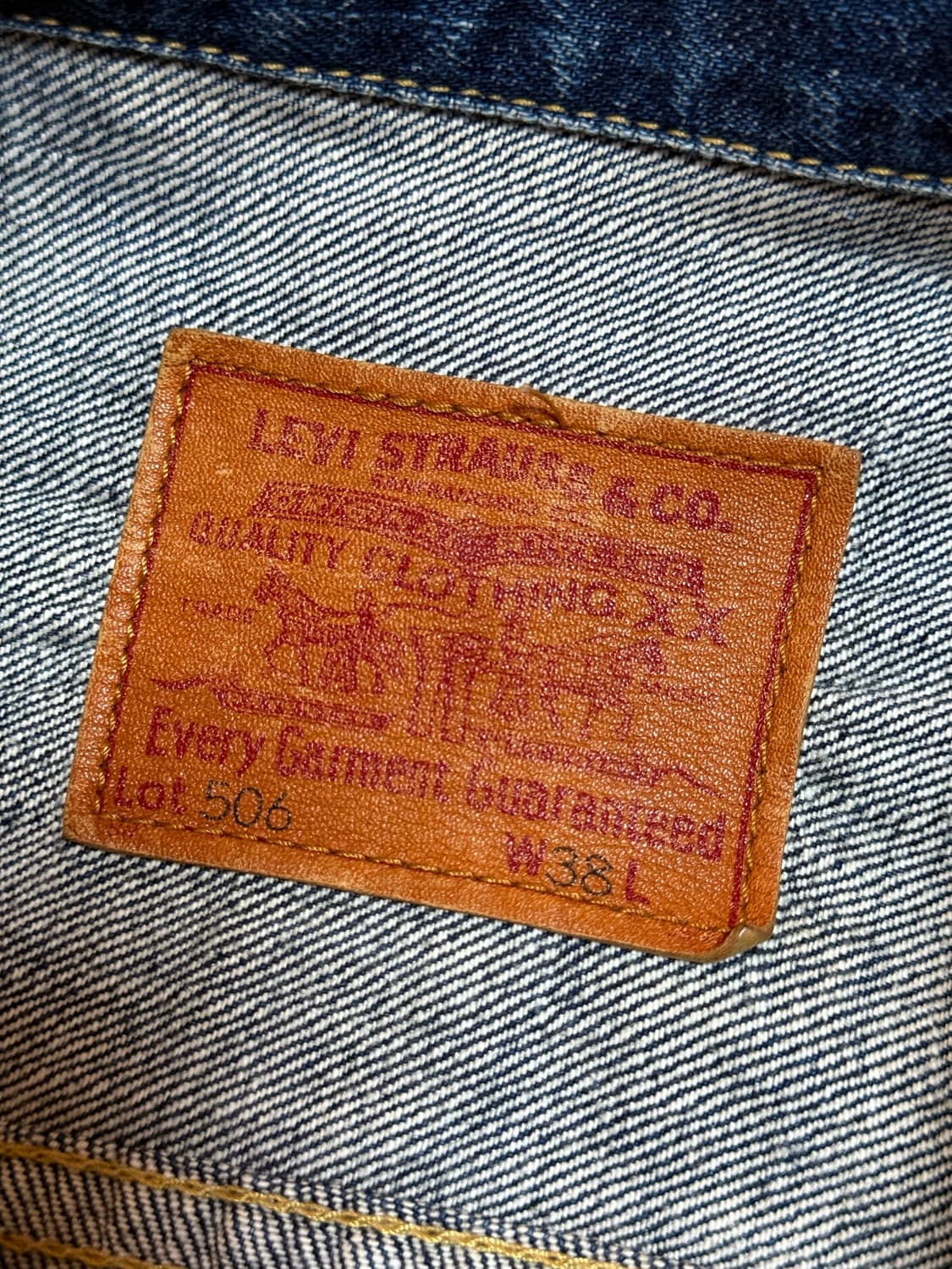 일본 리바이스 71506 1세대 38사이즈 상품이미지3