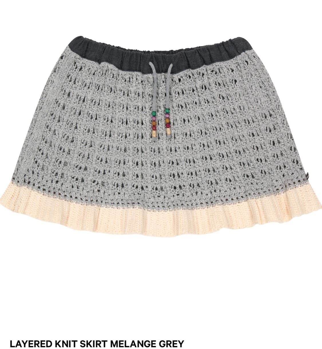 코이세이오 LAYERED KNIT SKIRT 레이어드 스커트 상품이미지1