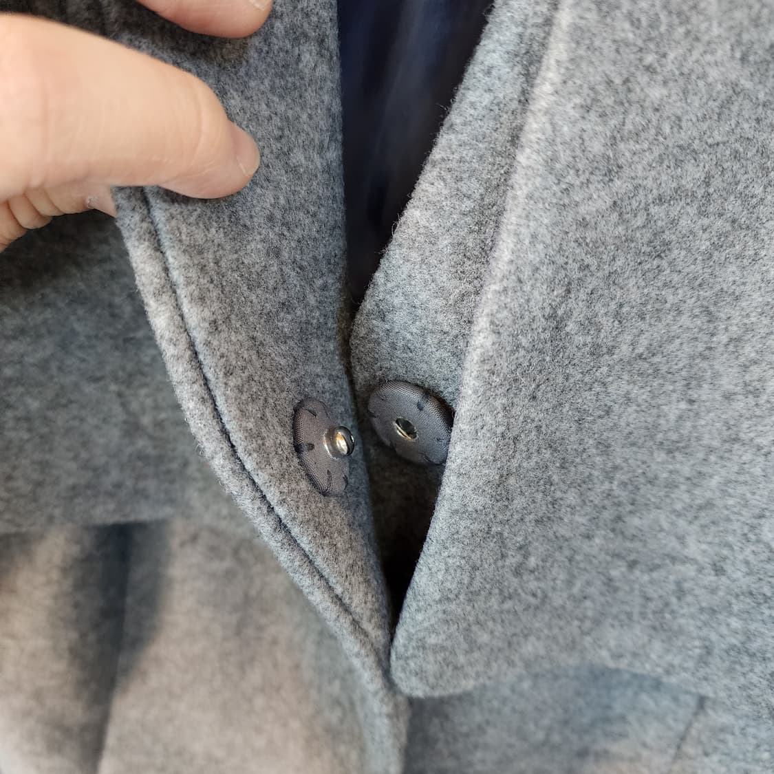 DINT 회색 케이프 자켓&치마 투피스 상품이미지3