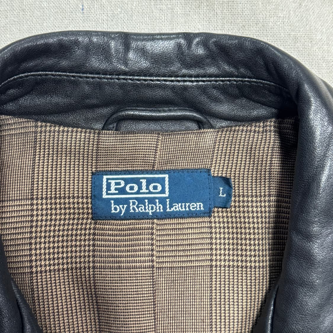 폴로랄프로렌 빈티지 블랙포니 양가죽 자켓 L 상품이미지7