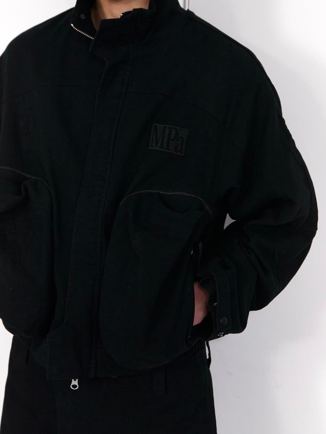 (M사이즈) DETACHABLE JACKET 재킷 블랙 상품이미지4