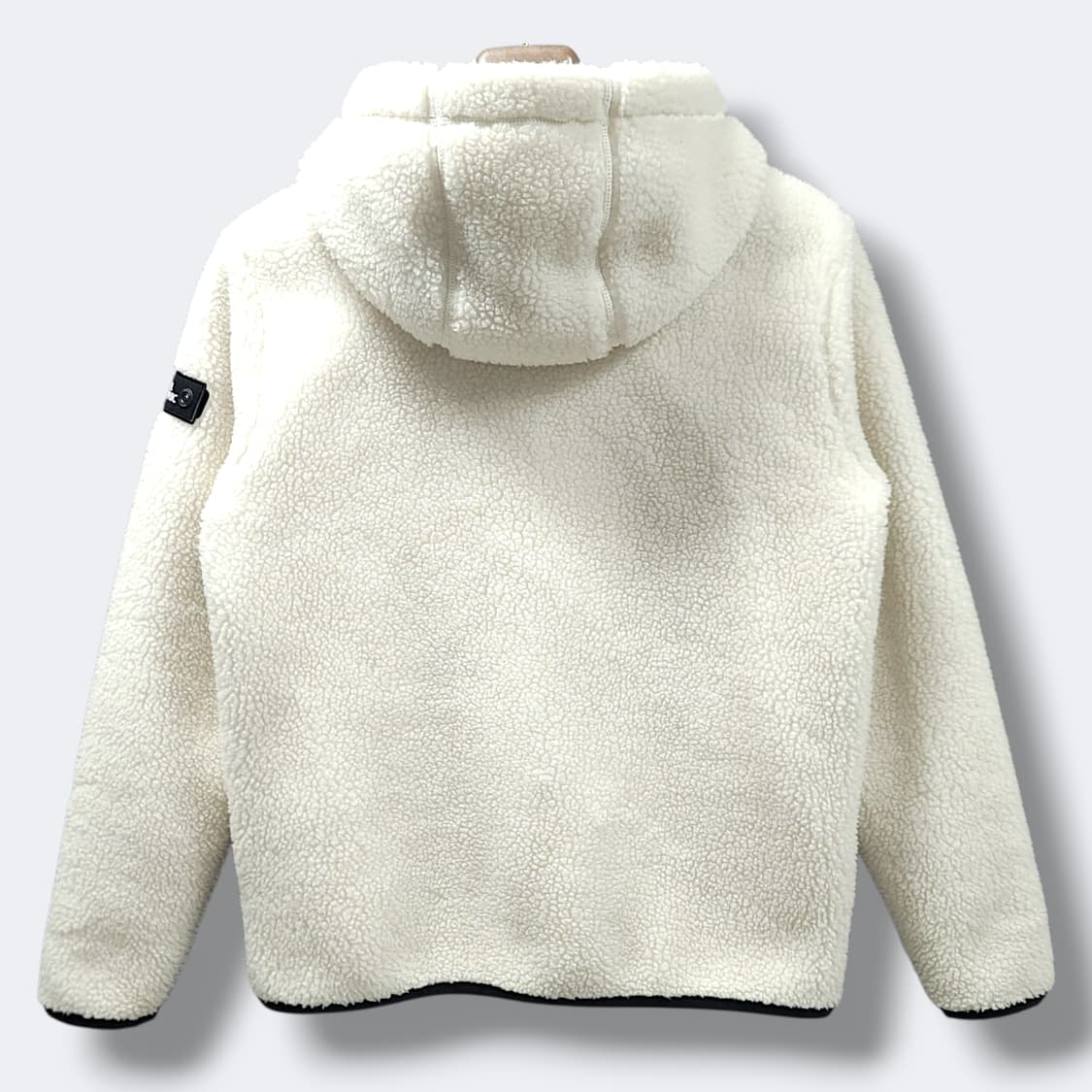 [S] 내셔널지오그래픽 아이보리 코스토니 후드 플리스 집업 상품이미지2