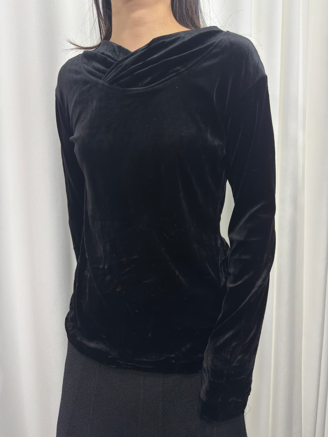 ozone community velvet top 상품이미지4