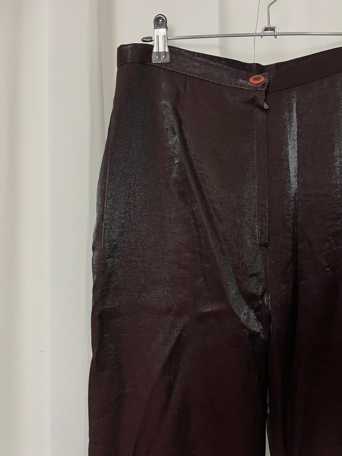 Dark brown pearl pants 상품이미지6