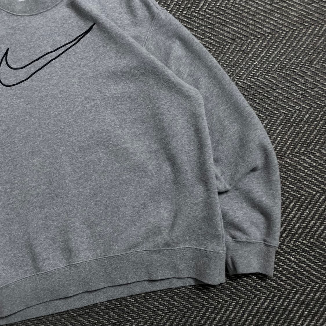 나이키 빅스우시 로고 그레이 스웻 맨투맨o 4675 상품이미지3
