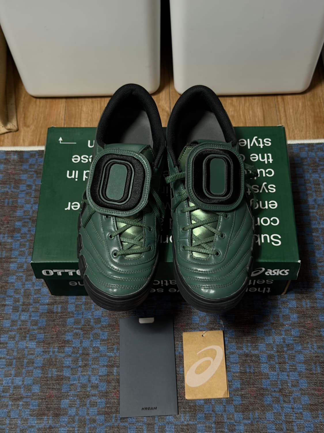 아식스 x 오토 958 젤 플렉스키 헌터 그린 블랙 상품이미지2
