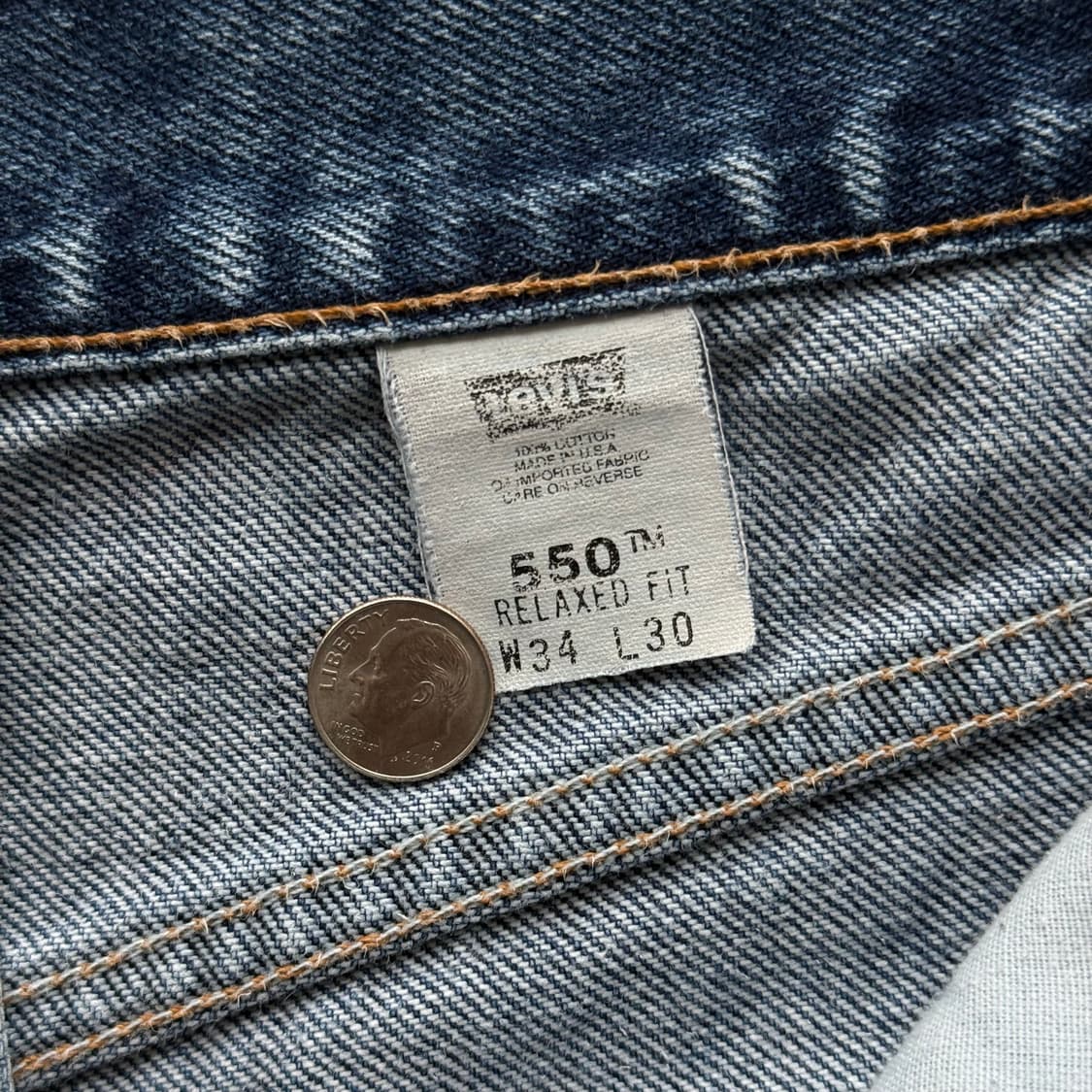 00s 리바이스 550 데님 팬츠 상품이미지9