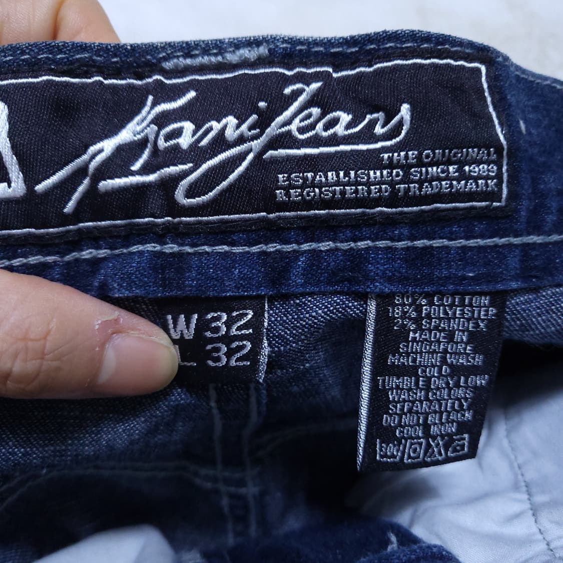 칼카니 남성 청바지 32인치 0313 뽀샤샤 상품이미지7