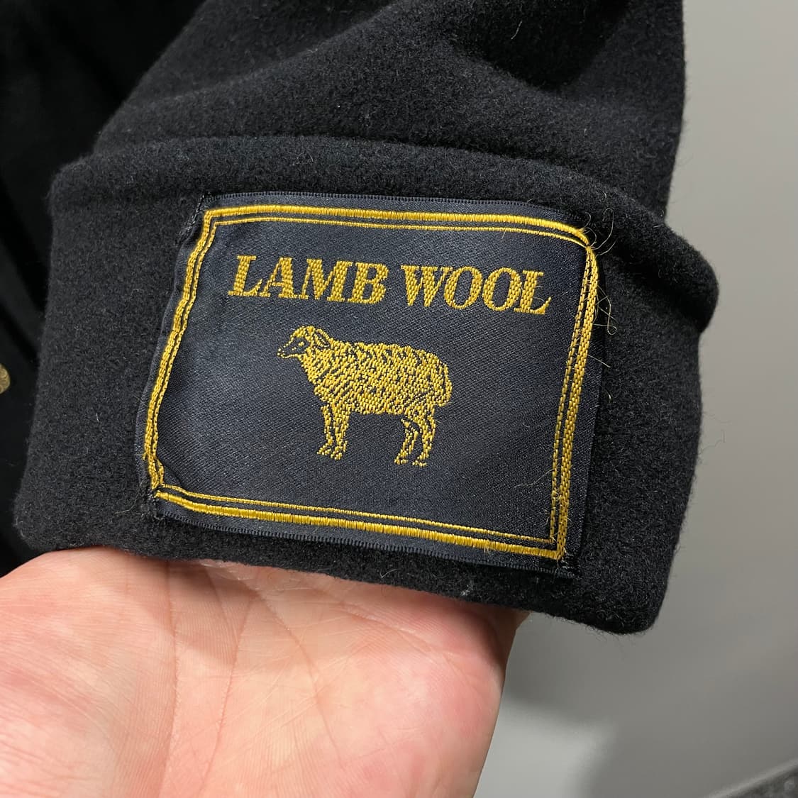 CINQ 일본 후드 코트 블랙 금장버튼 상품이미지3