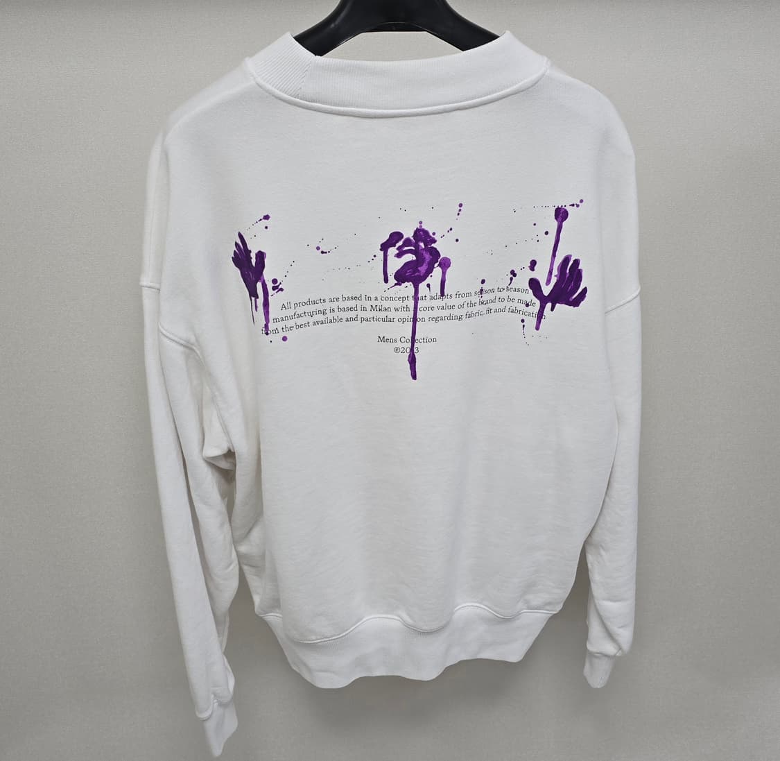 오프화이트 로고 맨투맨 xxs사이즈 95 판매 상품이미지3