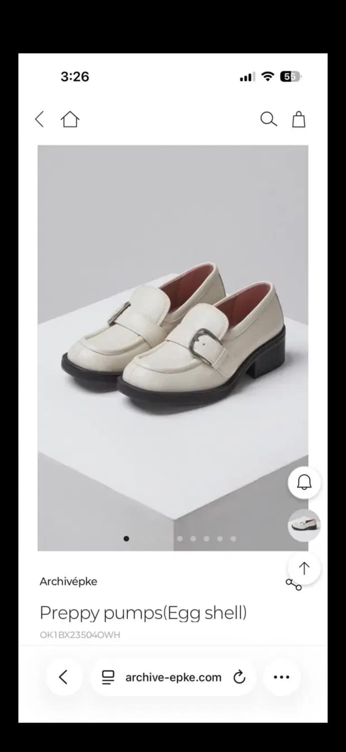 아카이브앱크 버클 로퍼 펌프스 230 상품이미지4