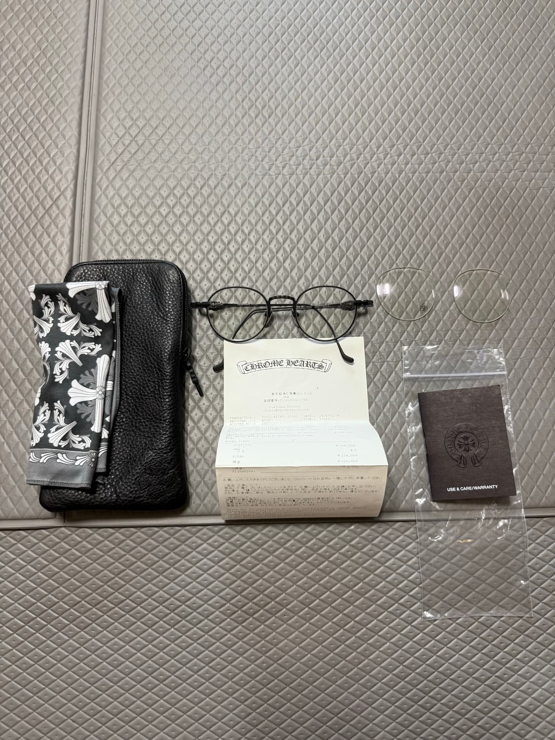 (OS) (가격제안 가능) 크롬하츠 바지딕토리안 매트 블랙 상품이미지1